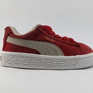 PUMA Red Suede Classic XXI Toddler Shoes Size 4C